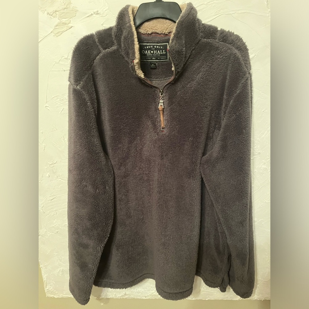 Men’s True Grit Pullover, XL, Charcoal